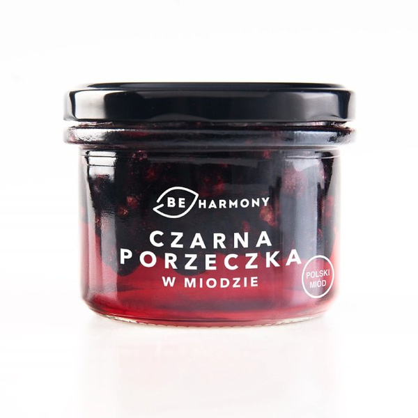 Czarna porzeczka w miodzie akacjowym BEHARMONY 230g - NIEDOSTĘPNY