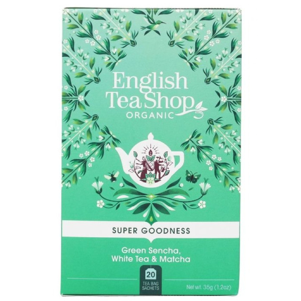 Zielona herbata English Tea Shop Green Sencha White Tea Matcha 20x1,75g