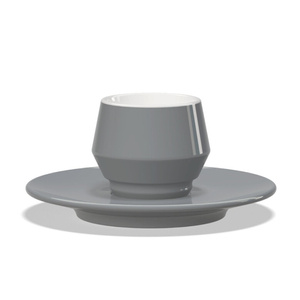 Filiżanka Club House Maniko 205 ml - Szara