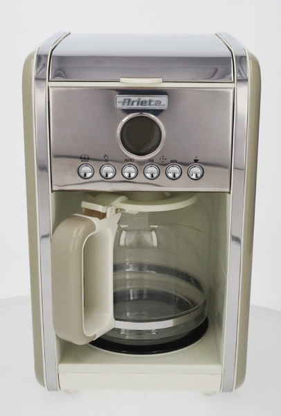 OUTLET 9892 - Ekspres przelewowy Ariete Vintage American Drip Coffee 1342/03 - Beżowy