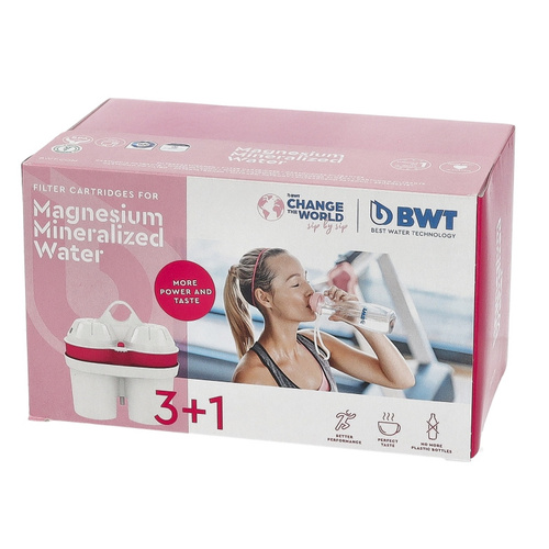 OUTLET - Wkład filtrujący wodę BWT Magnesium Mineralized Water - 3+1 szt. - opinie w konesso.pl
