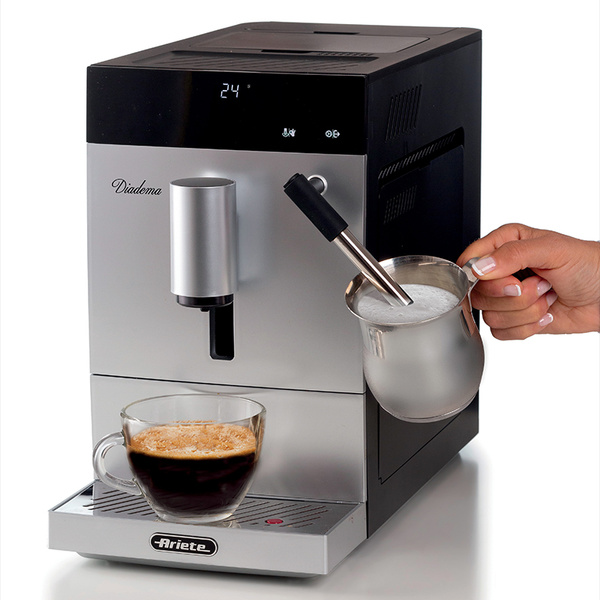 Ekspres do kawy Ariete 1452/01 Diadema - Srebrny + 2KG KAWY GRATIS