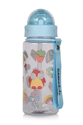 Butelka na wodę dla dzieci Casno Willy 400 ml - Niebieska