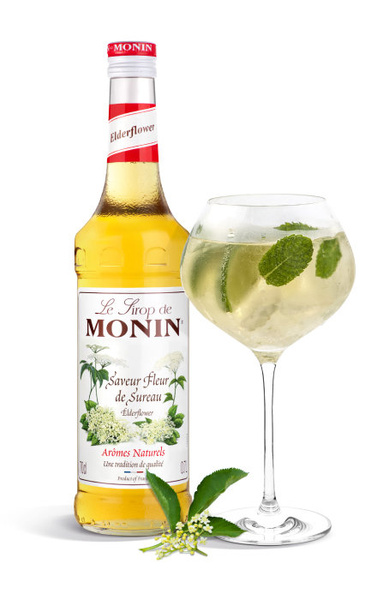 OUTLET - Syrop ELDERFLOWER MONIN 0,7 L - syrop z kwiatów czarnego bzu