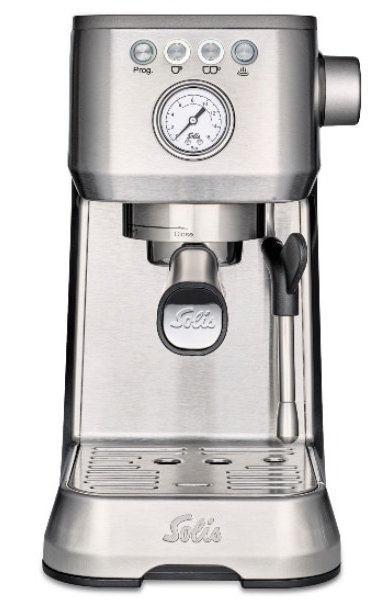 OUTLET 9962 - Ekspres do kawy Solis Barista Perfetta Plus Silver SCH - Srebrny
