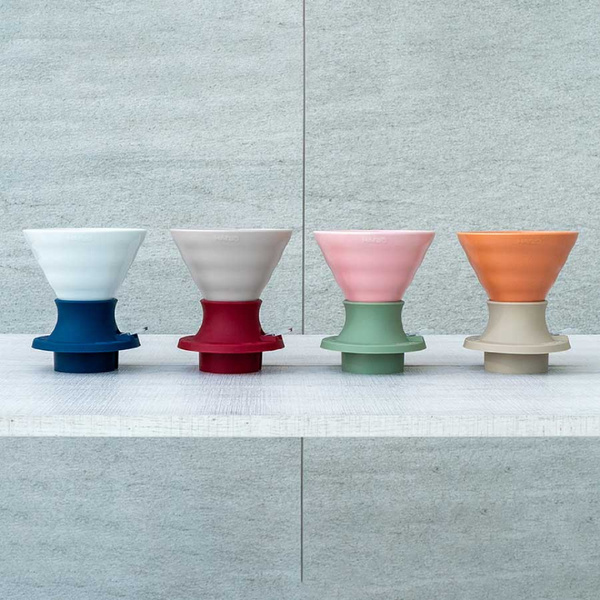 Ceramiczny Drip Hario V60 Switch & Match 02 Matte Pink - Różowy mat