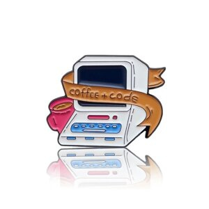 Przypinka - Coffee+code