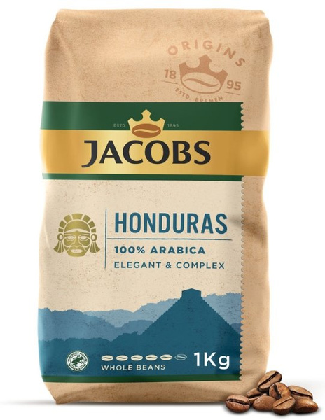 Kawa ziarnista Jacobs Origins Honduras 100% Arabica 1kg - NIEDOSTĘPNY