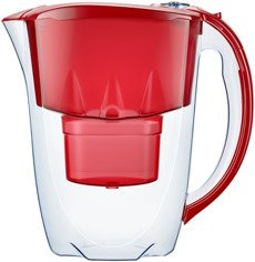 Dzbanek filtrujący AQUAPHOR AMETHYST 2,8 l Wiśniowy + wkład B100-25 - NIEDOSTĘPNY