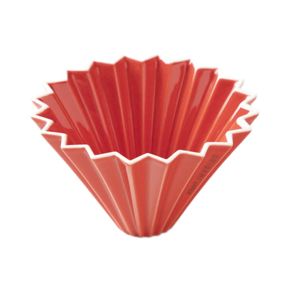 Ceramiczny Origami Dripper S - Czerwony