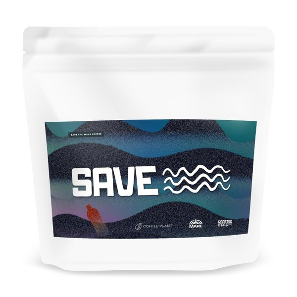 Kawa ziarnista COFFEE PLANT “Save the Wave” Etiopia Gerba Dogo 250g - NIEDOSTĘPNY
