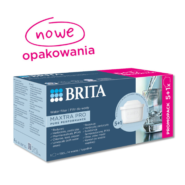 OUTLET - Filtr wody BRITA MAXTRA PRO Pure Performance 5+1 szt