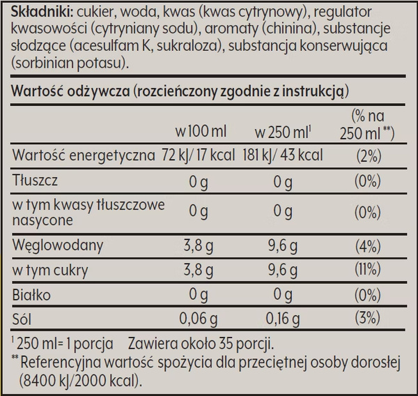 Syrop SodaStream Tonic 440 ml
