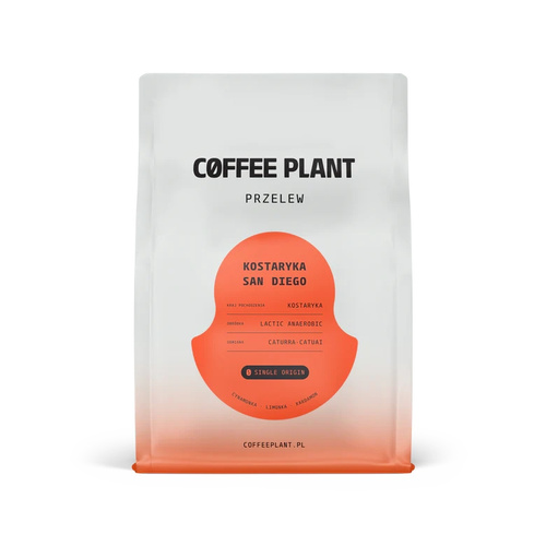 Kawa ziarnista COFFEE PLANT Kostaryka San Diego Filtr 250g – NIEDOSTĘPNY - opinie w konesso.pl