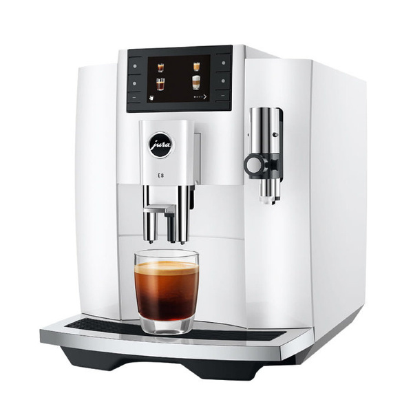 Ekspres do kawy Jura E8 Piano White (EC) 