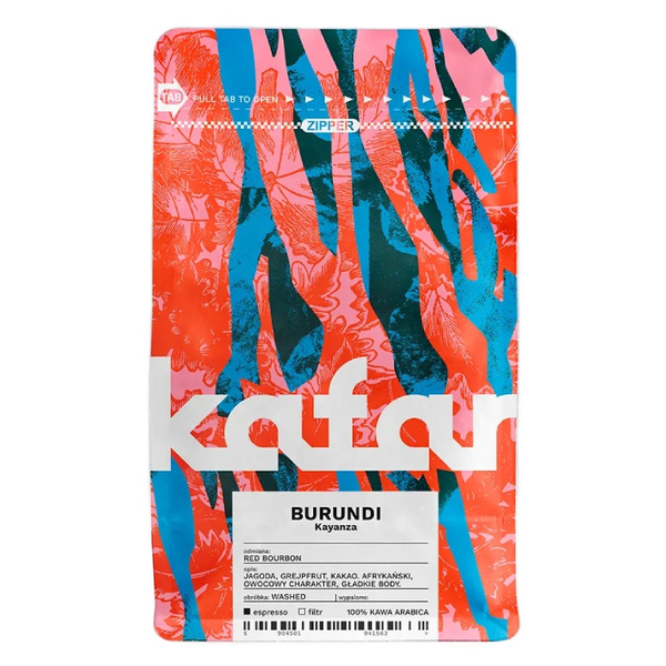 Kawa ziarnista Kafar Burundi Kayanza Espresso 250g