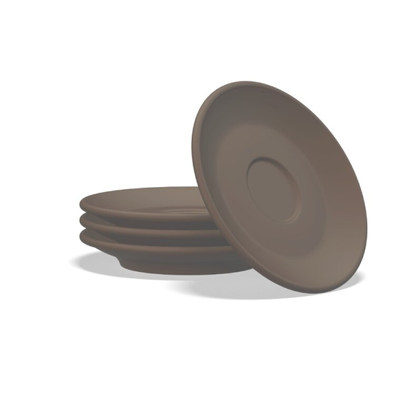 Filiżanka do espresso Club House Tulipano 70ml Mokka - Brązowa