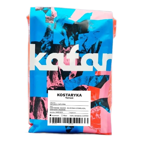 Kawa ziarnista Kafar Kostaryka Tarrazu Washed 1kg