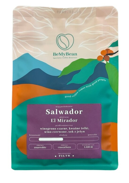 Kawa ziarnista BeMyBean Salwador El Mirador 250g - NIEDOSTĘPNY