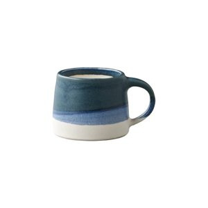 Kubek Kinto Slow Coffee Style 110 ml - Granatowo-biały - opinie w konesso.pl