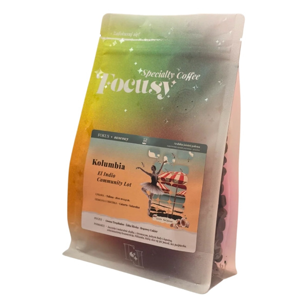 Kawa ziarnista Focusy KOLUMBIA El Indio - owocowy przelew 250g