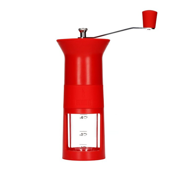 Ręczny młynek do kawy Bialetti - Czerwony - NIEDOSTĘPNY