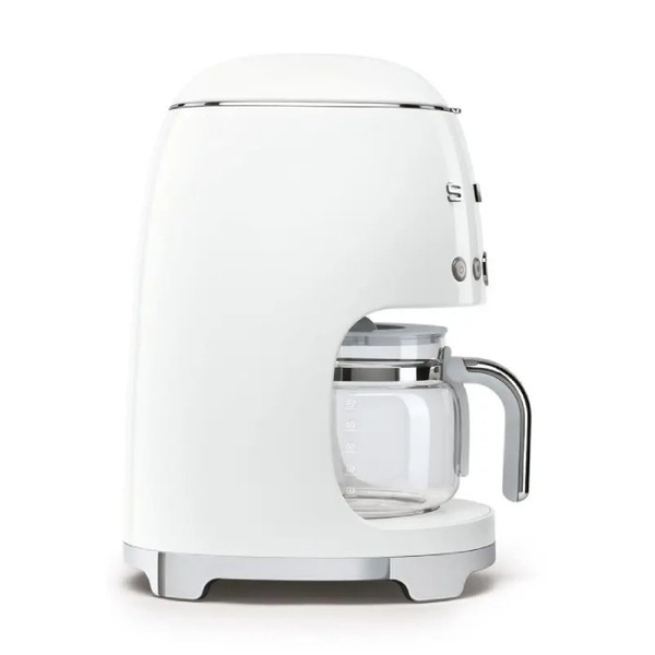 Przelewowy ekspres do kawy Smeg DCF02WHEU - Biały + GRATIS 250G KAWY