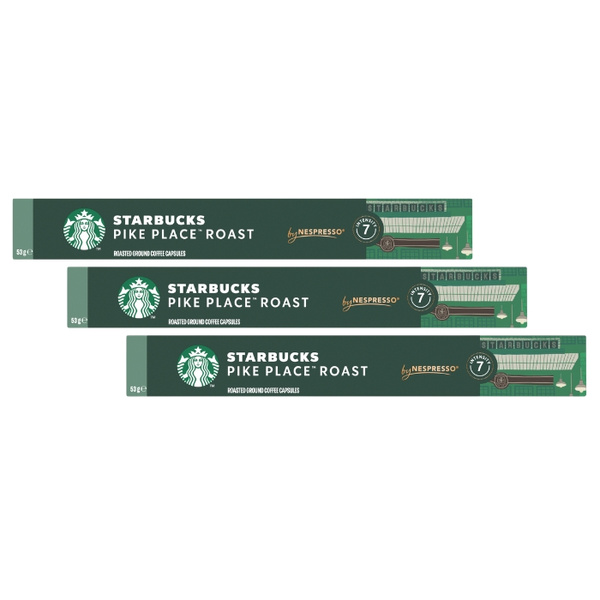ZESTAW Kapsułki do Nespresso STARBUCKS® Pike Place Roast 3x10 sztuk