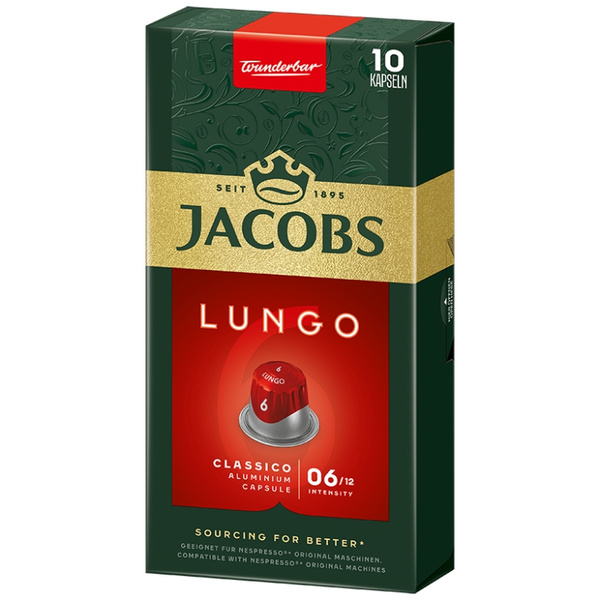 Kapsułki do Nespresso Jacobs Lungo 6 Classico 10 szt.