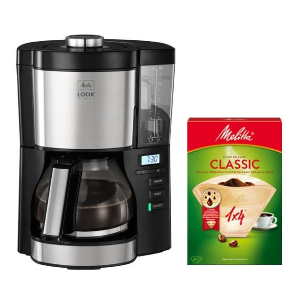 Ekspres przelewowy Melitta Look® V Timer 1025-08 + 250G KAWY GRATIS