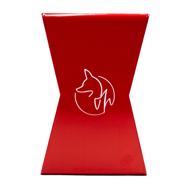 Metalowy stojak na dripa Halisek - Czerwony