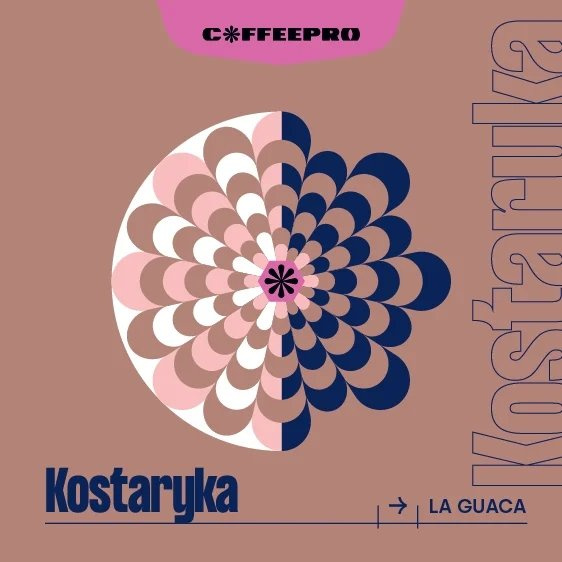 Kawa ziarnista CoffeePro Kostaryka La Guaca 200g - NIEDOSTĘPNY