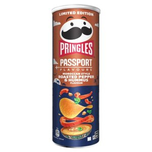 Chipsy Pringles Moroccan Style Roasted Pepper & Hummus 165g – NIEDOSTĘPNY - opinie w konesso.pl