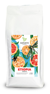 Kawa ziarnista Kafejeto Palarnia Etiopia Sidamo ESPRESSO 1kg - NIEDOSTĘPNY - opinie w konesso.pl