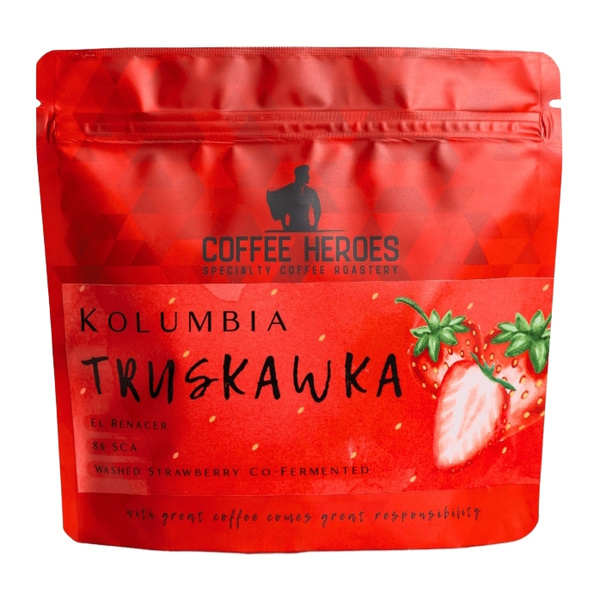 Kawa ziarnista Coffee Heroes Kolumbia El Renacer Truskawka 200g – NIEDOSTĘPNY