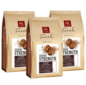 ZESTAW - Kawa ziarnista MK Cafe Fresh Supreme Strength 3x1kg