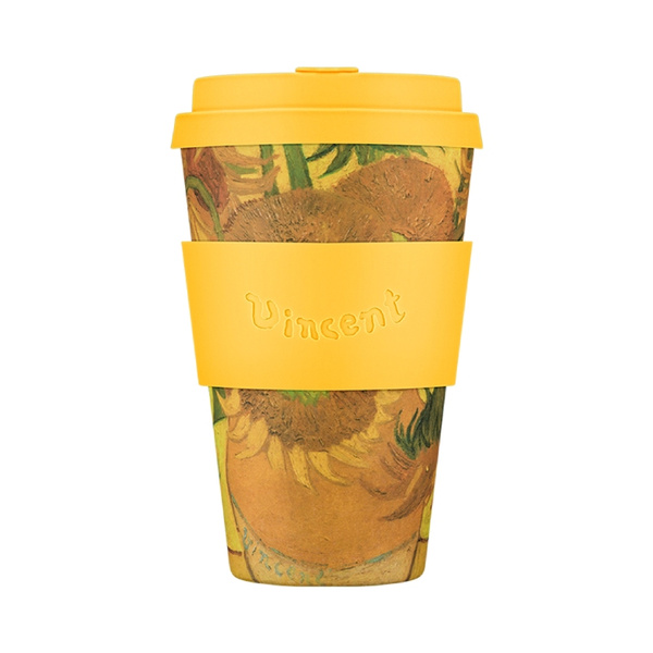 Kubek na wynos Ecoffee Cup Van Gogh Museum Sunflowers 400ml - Słoneczniki