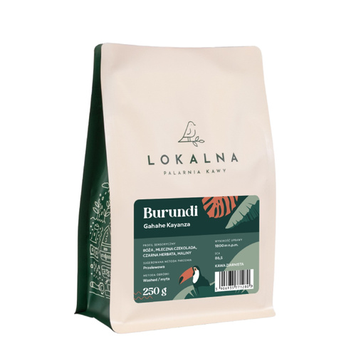 Kawa ziarnista Lokalna Palarnia Kawy Burundi Gahahe Kayanza Filtr 250g