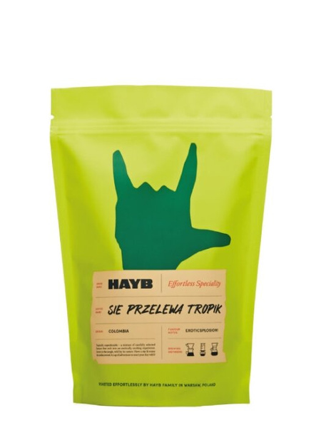 Kawa ziarnista HAYB Sie Przelewa Tropik 500g