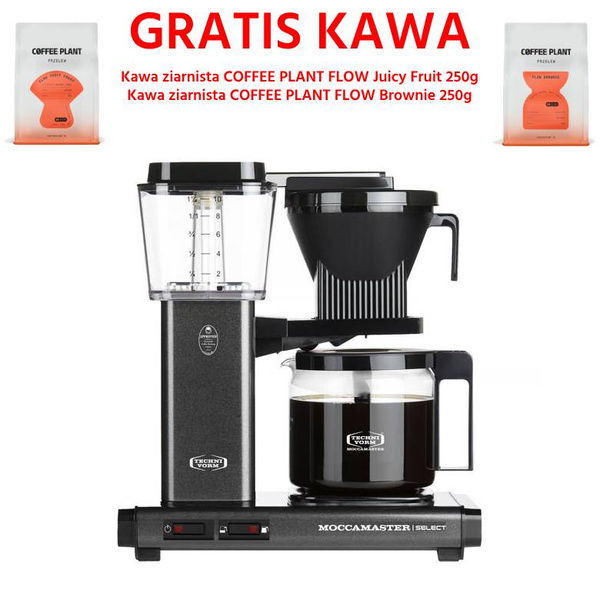Ekspres do kawy Moccamaster KBG 741 Select Stone Grey - Szary + GRATIS KAWA 2x250g