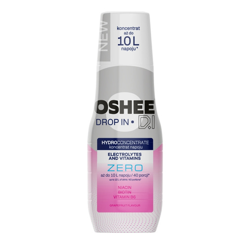 Hydrokoncentrat Oshee Drop In Zero Elektrolity i Witaminy - Grejpfrut 500 ml – NIEDOSTĘPNY
