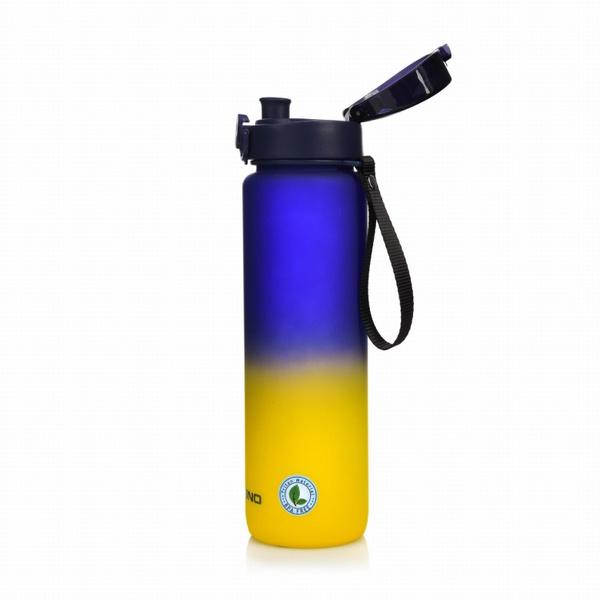 Butelka na wodę Casno Missouri Ombre 1050 ml - Granatowo-żółta
