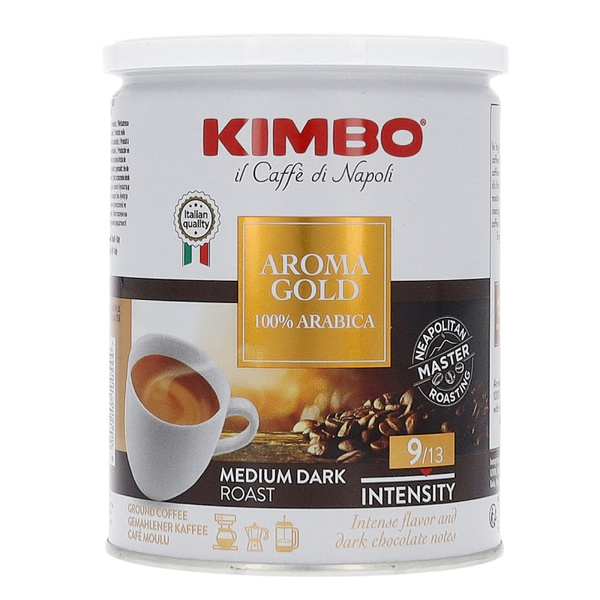 Kawa mielona Kimbo Aroma Gold 250g - puszka