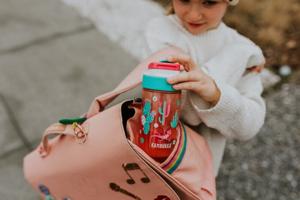 Butelka na wodę dla dzieci Kambukka Lagoon 400ml - Cactus Gekko