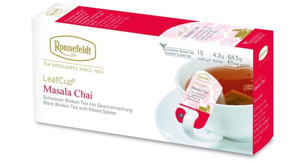 Czarna herbata Ronnefeldt Leaf Cup Masala Chai 15x4,3g