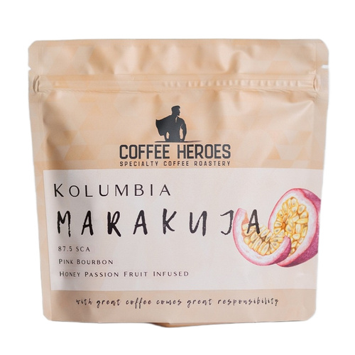 Kawa ziarnista Coffee Heroes Kolumbia Marakuja Filtr 200g – NIEDOSTĘPNY