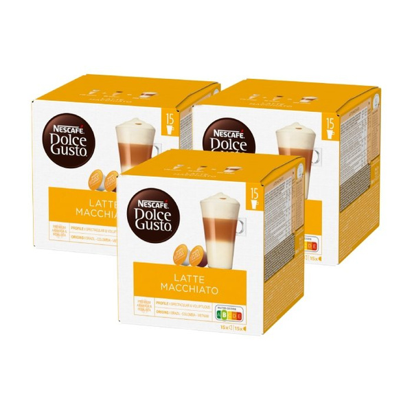 ZESTAW Kapsułki Nescafe Dolce Gusto Latte Macchiato 3x30 sztuk