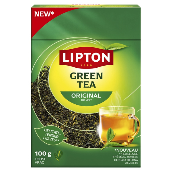 Herbata zielona liściasta Lipton Original 100g