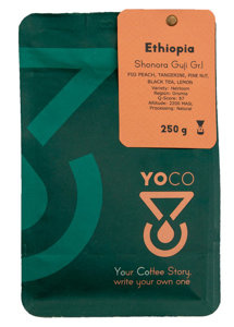 Kawa ziarnista YoCo Coffee Ethiopia Shonora FILTR 250g - NIEDOSTĘPNY - opinie w konesso.pl