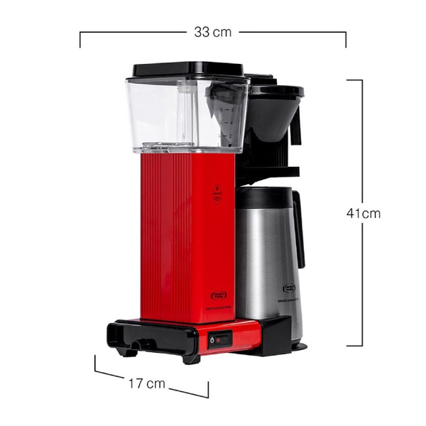 Ekspres do kawy Moccamaster KBGT 79402 Red z termosem + GRATIS KAWA 2x250g – NIEDOSTĘPNY